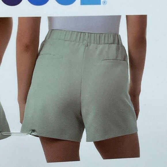 32 Degrees Cool Womens Pull On Shorts Small Green d0595 - Picture 2 of 7